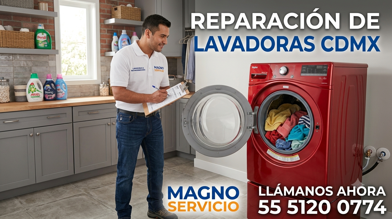 reparación de lavadoras en cdmx