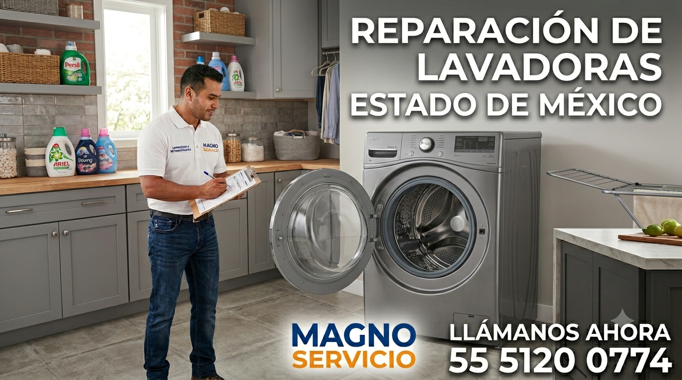 reparación de lavadoras en estado de méxico